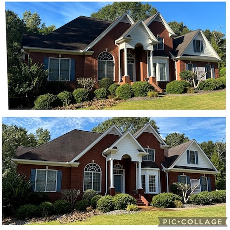 House Washing in Athens: How to Remove Pollen, Algae, and Mildew Without Damaging Siding