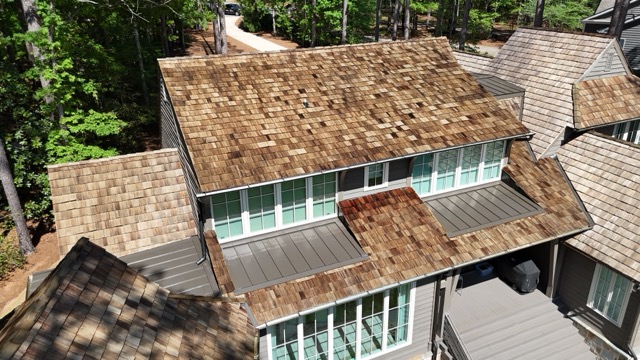 Top quality Cedar roof cleaning and restoration 